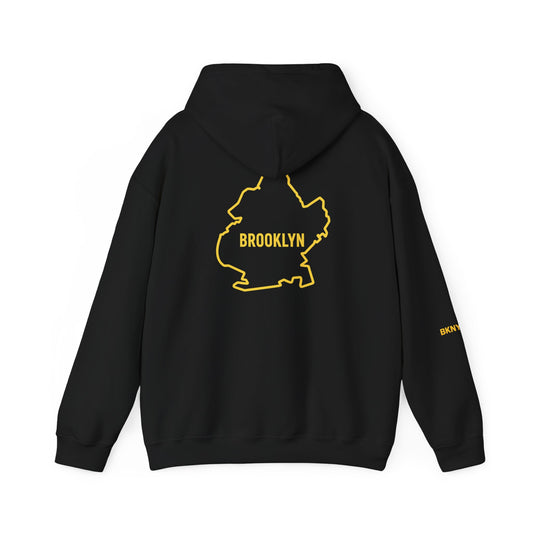 Brooklyn Outline Hoodie – Bold Minimal Streetwear