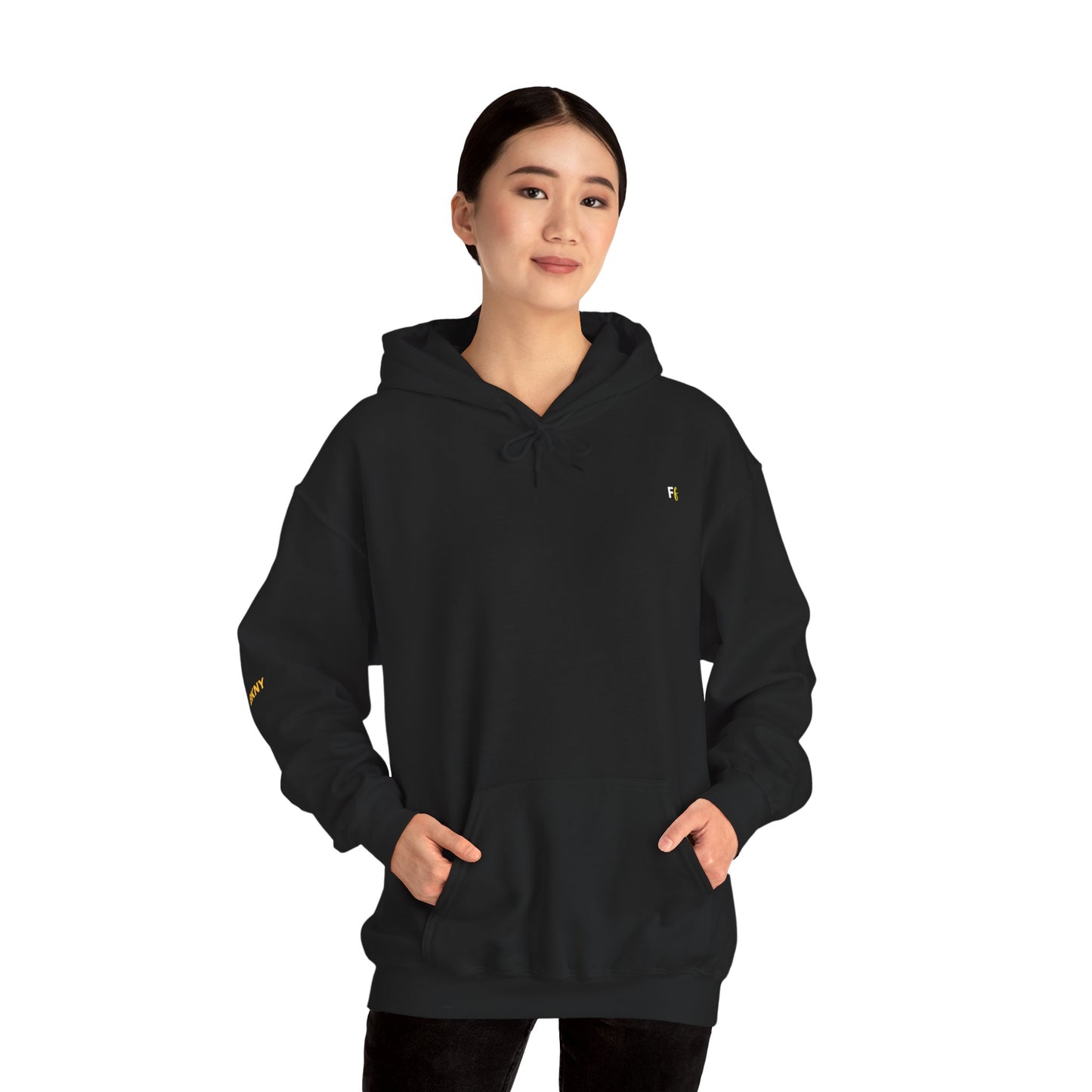 Brooklyn Outline Hoodie – Bold Minimal Streetwear