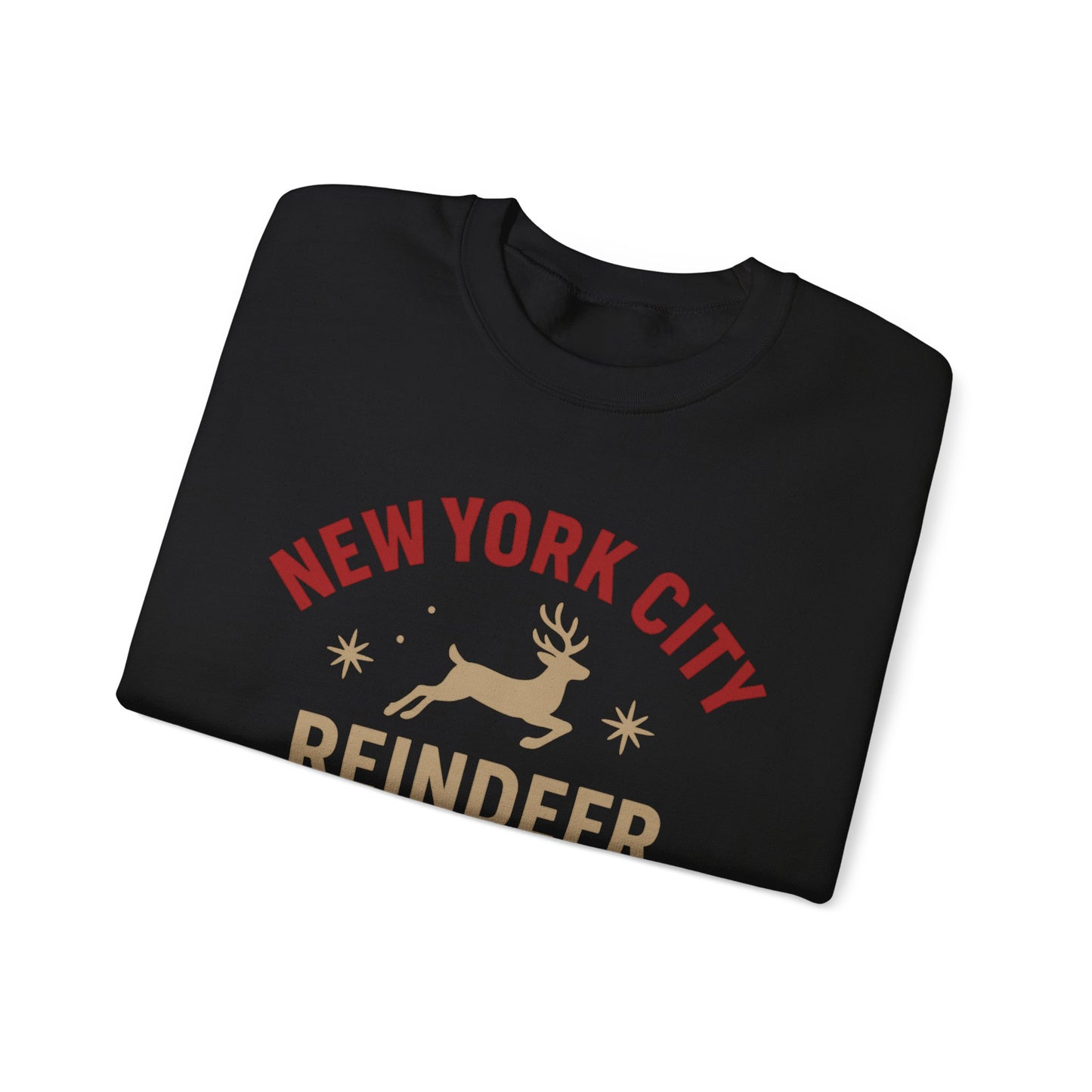 NYC Reindeer Route Crewneck Sweatshirt – Holiday Edition