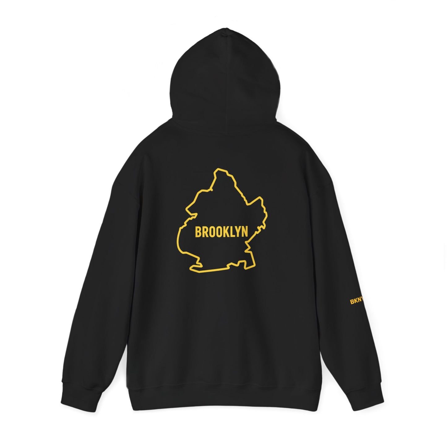 Brooklyn Outline Hoodie – Bold Minimal Streetwear
