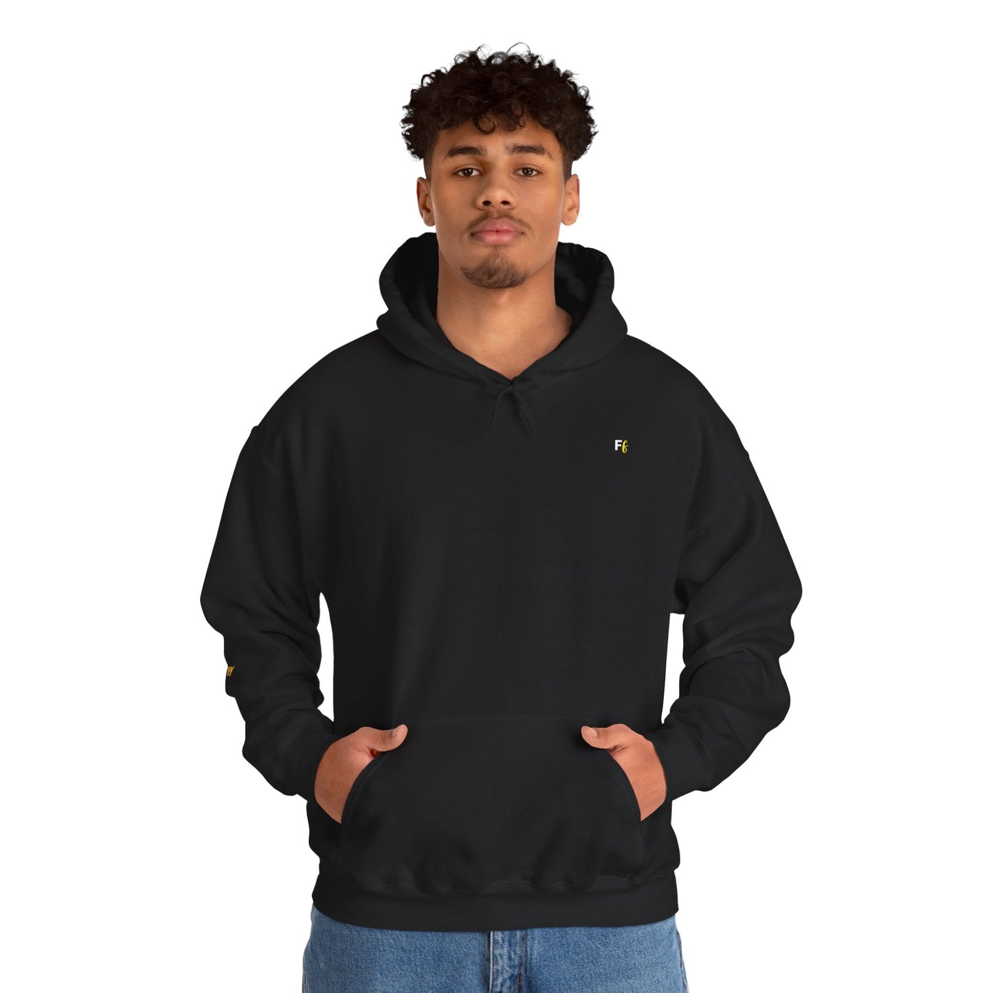 Brooklyn Outline Hoodie – Bold Minimal Streetwear