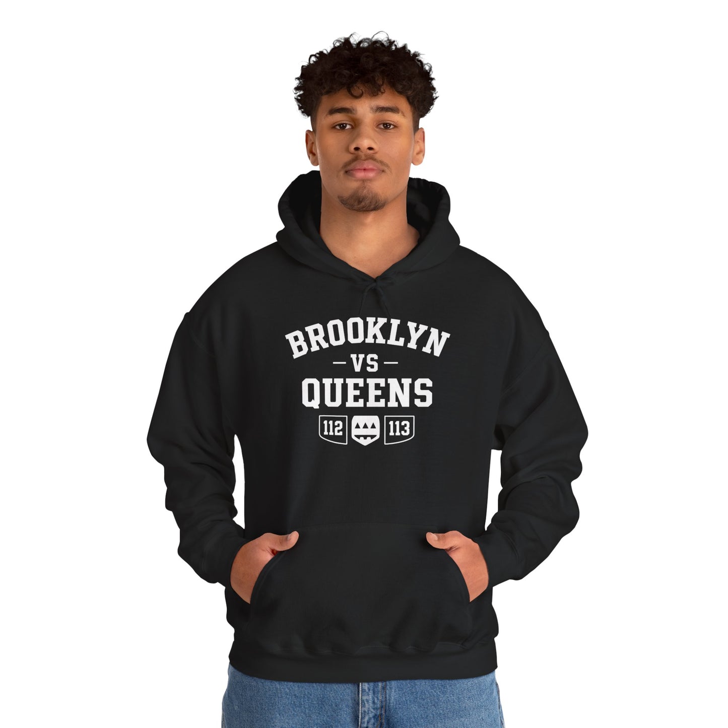Brooklyn vs Queens Hoodie — Unisex